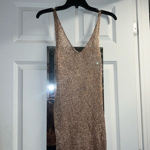 Fashion Nova coverup copper size S/M